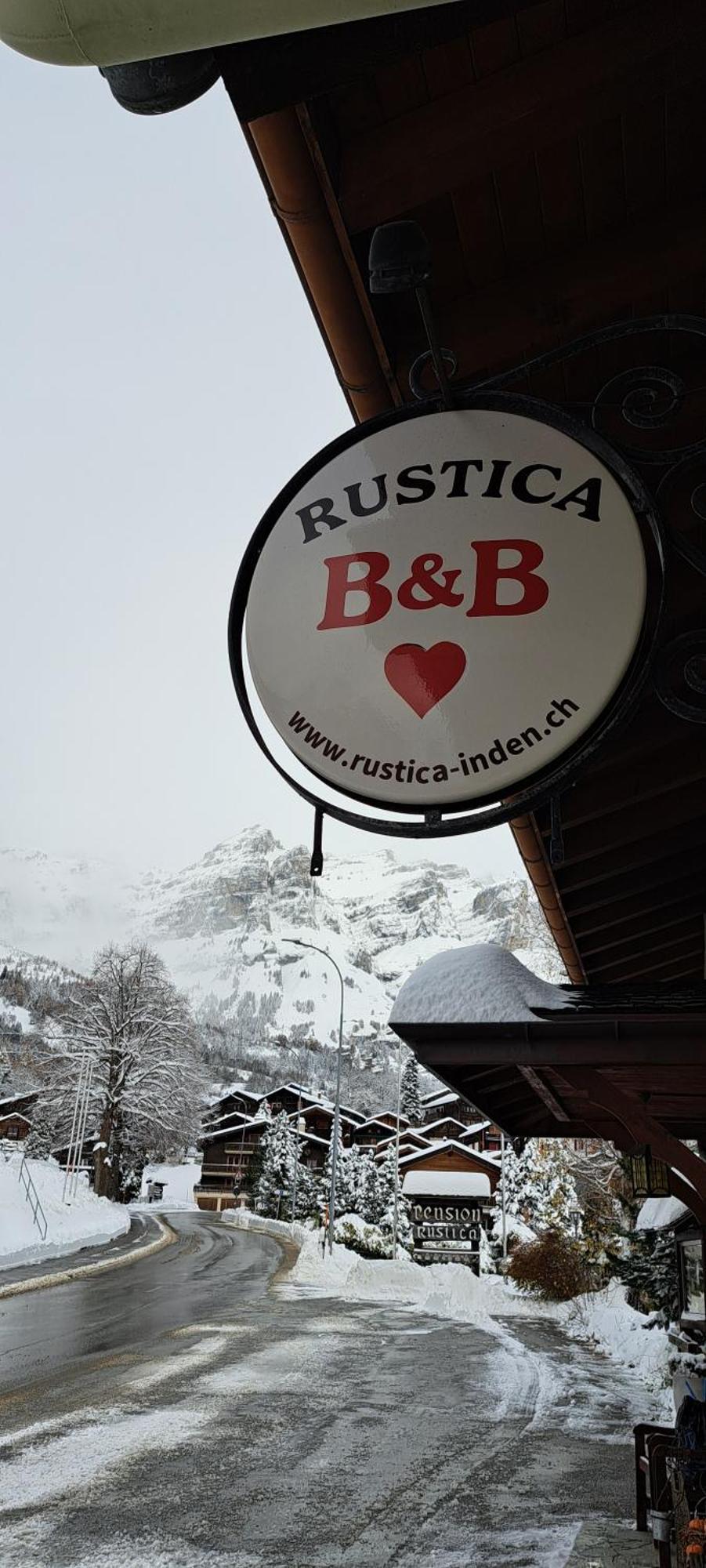 B&B Chalet Rustica Inden, Leukerbad Екстер'єр фото